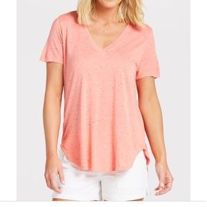 Cloth and Stone pink tunic tee in M
